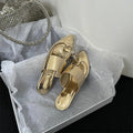 Damen elegante Mules mit funkelndem Design R&B