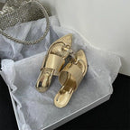 Damen elegante Mules mit funkelndem Design R&B