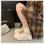 Damen Modische Plateau Sneakers mit komfortabler Dämpfung R&B