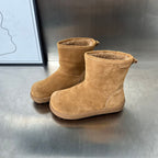 Damen Fleecegefütterte Winterstiefel aus weichem Wildleder R&B
