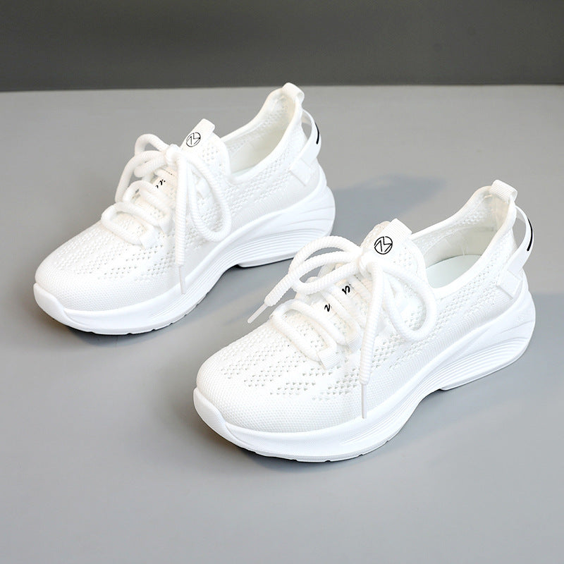 Damen moderne Sneakers mit atmungsaktiver Mesh-Oberfläche und dämpfendem Sohlenprofil R&B