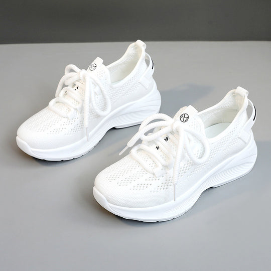 Damen moderne Sneakers mit atmungsaktiver Mesh-Oberfläche und dämpfendem Sohlenprofil R&B