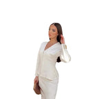Damen Blazer und Rock Set mit elegantem Schnitt und modischem Design R&B