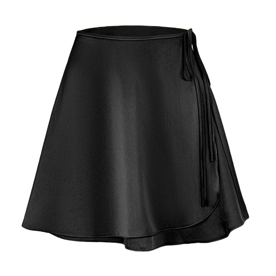 Damen Wickelrock aus hochwertigem satinierter Viskose R&B