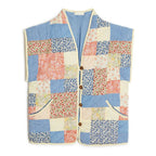 Damen Patchwork-Quilted Jacke R&B