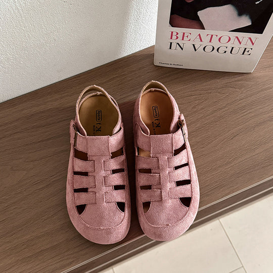 Damen Komfortable Clogs mit elegantem Riemchen und atmungsaktivem Obermaterial R&B