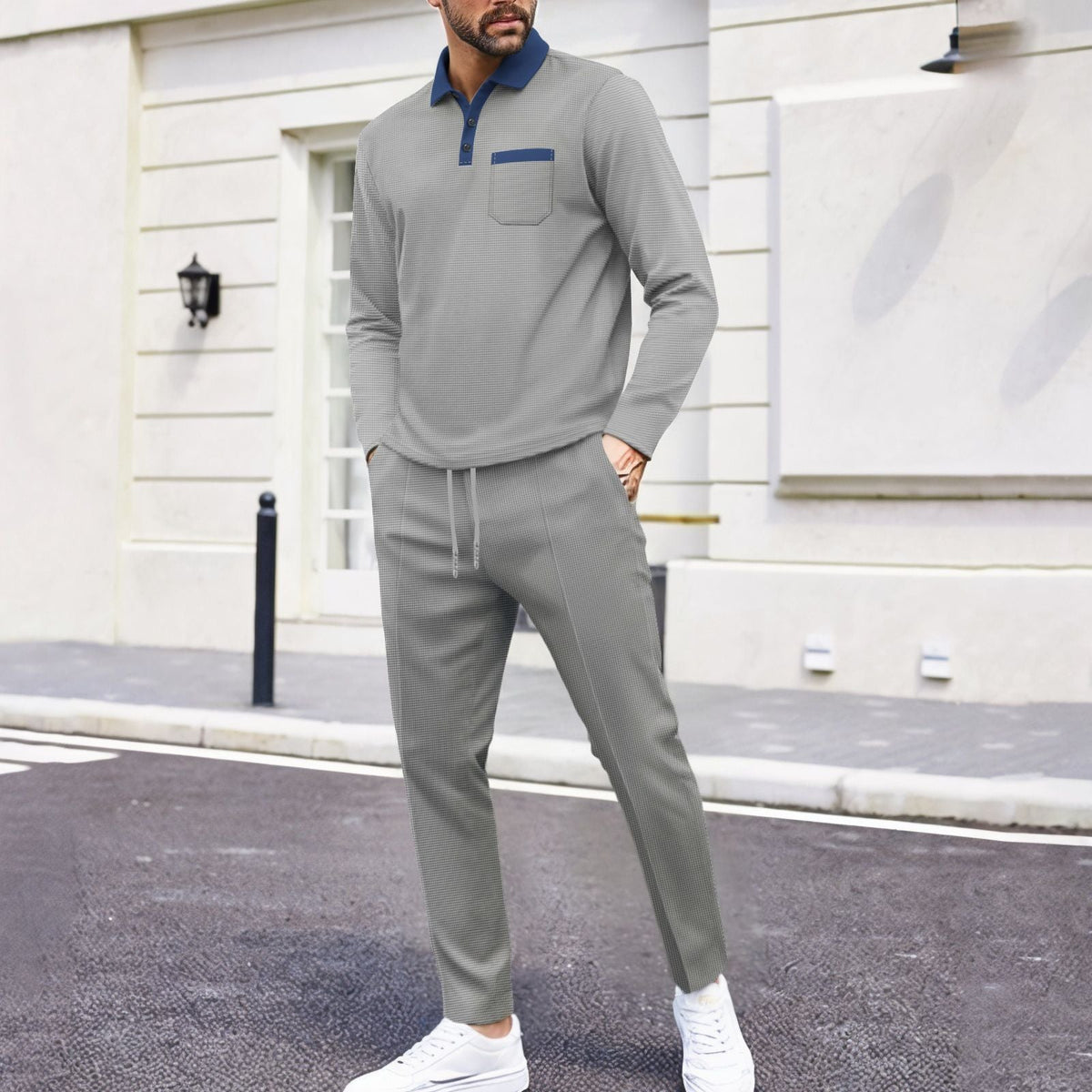 Herren Freizeit Sportanzug R&B
