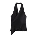Damen Wickelbluse mit V-Ausschnitt R&B