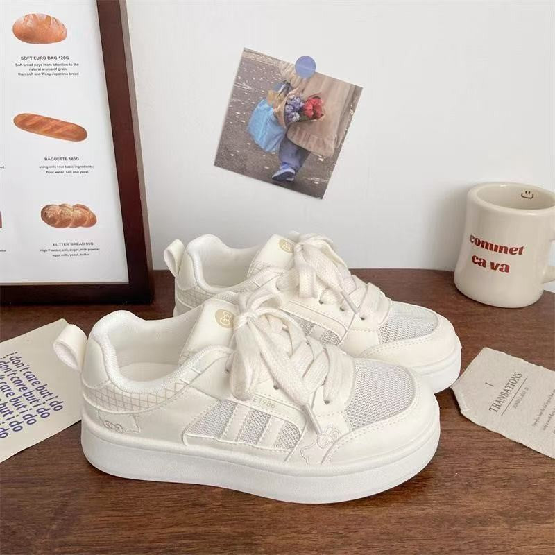 Damen Sportliche Hochsohle Sneakers mit verspieltem Design R&B