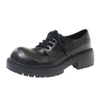 Damen Schnürschuhe mit robustem Blockabsatz und gepolstertem Fußbett R&B