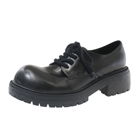 Damen Schnürschuhe mit robustem Blockabsatz und gepolstertem Fußbett R&B