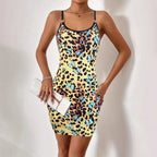 Damen Figurbetontes Minikleid mit floralem Schmetterlingsmuster R&B