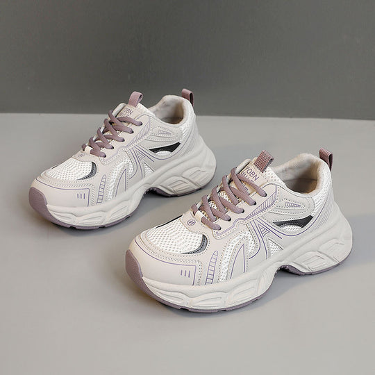Damen Sportliche Trend-Sneaker mit atmungsaktivem Obermaterial und dämpfender Sohle R&B