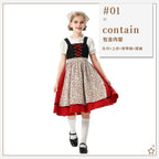 Damen nan traditionelles Kinderdirndl mit Schürze und Kopftuch R&B