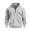 Herren funktionale Kapuzenpullover mit halbem Reißverschluss R&B