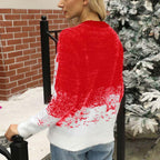 R&B | Festlicher Weihnachtlicher Strickpullover Für Damen