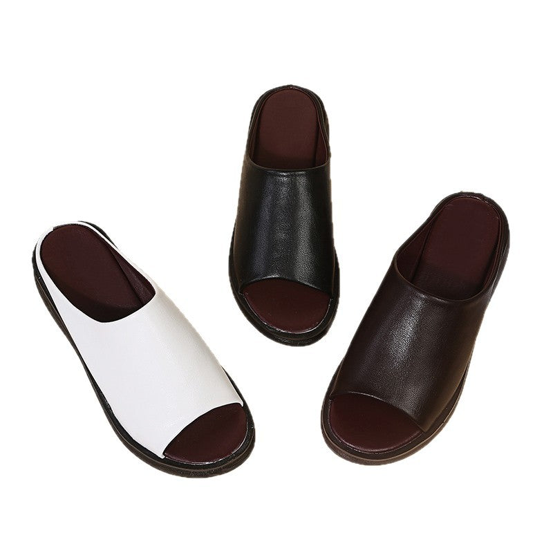 Damen moderne Wedge-Pantoletten mit anatomischem Fußbett R&B