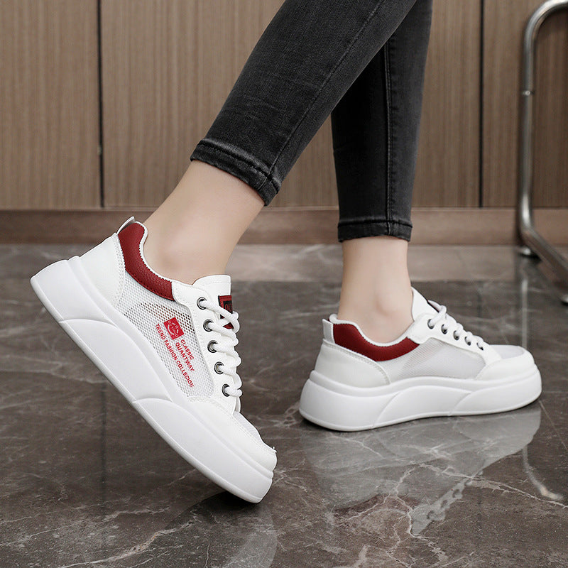 Damen Sportliche Sneakers mit atmungsaktiver Oberflächenstruktur und komfortablem Dämpfungssystem R&B