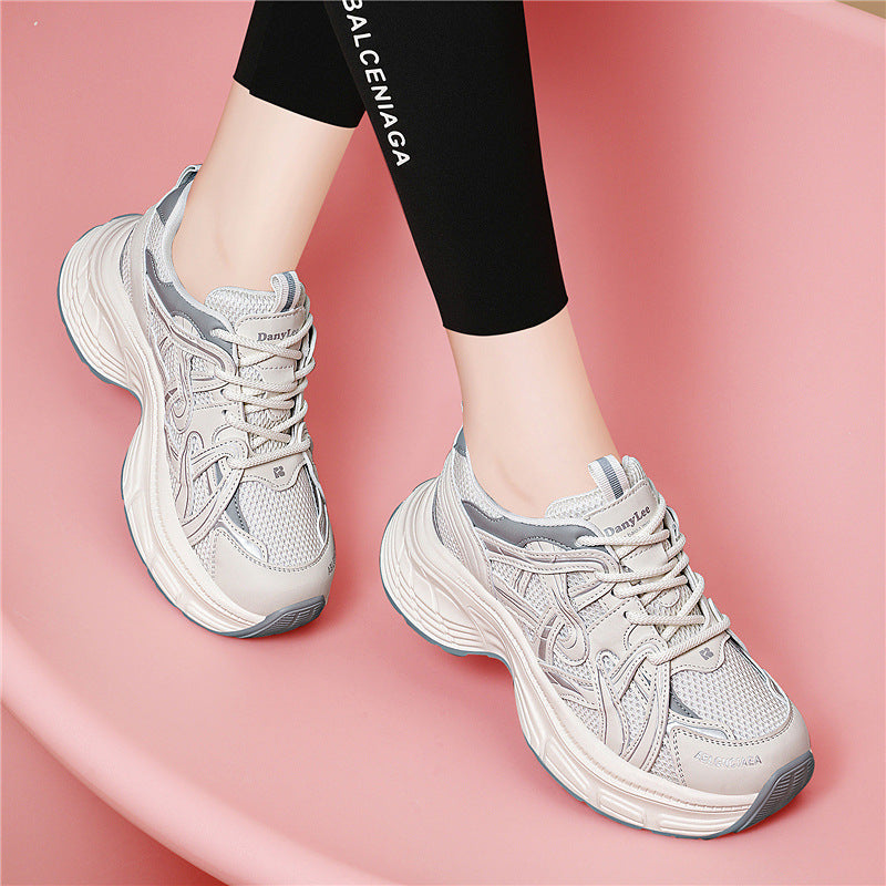 Damen Sportliche Fitness-Sneaker mit dämpfender Sohle und atmungsaktivem Obermaterial R&B