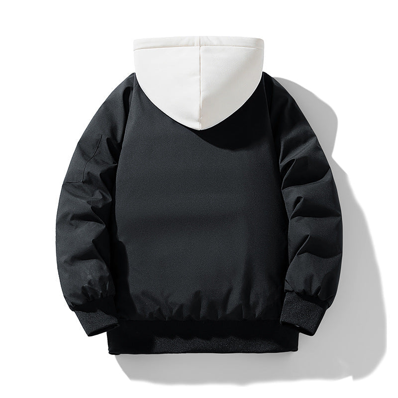 Damen wattierte Übergangsjacke mit abnehmbarem Kapuzensystem und stylischem Innenfutter