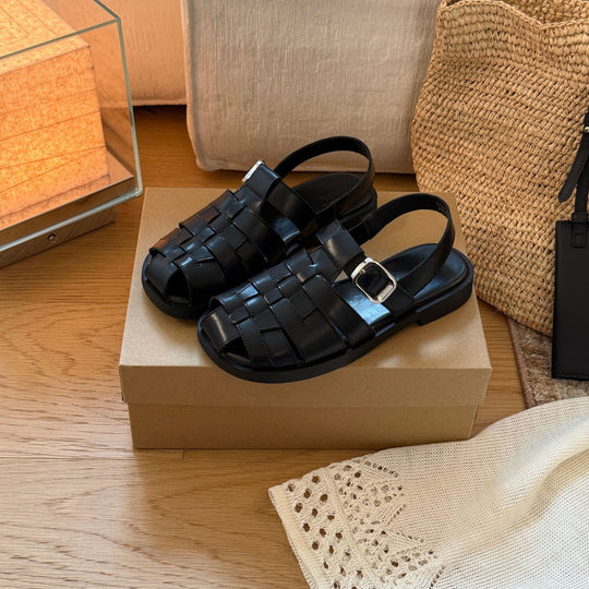 Damen Komfortable Sandalen mit elegantem Riemendesign und rutschfester Sohle R&B