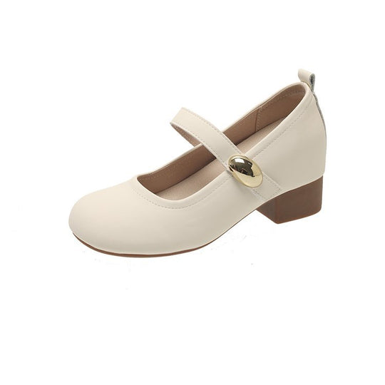 Damen elegantes Mary Jane Schuhwerk mit verstellbarem Riemen R&B