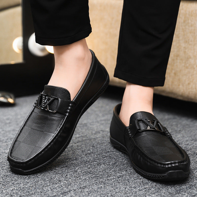 Herren Elegante Mokassins aus hochwertigem Leder mit rutschfester Sohle