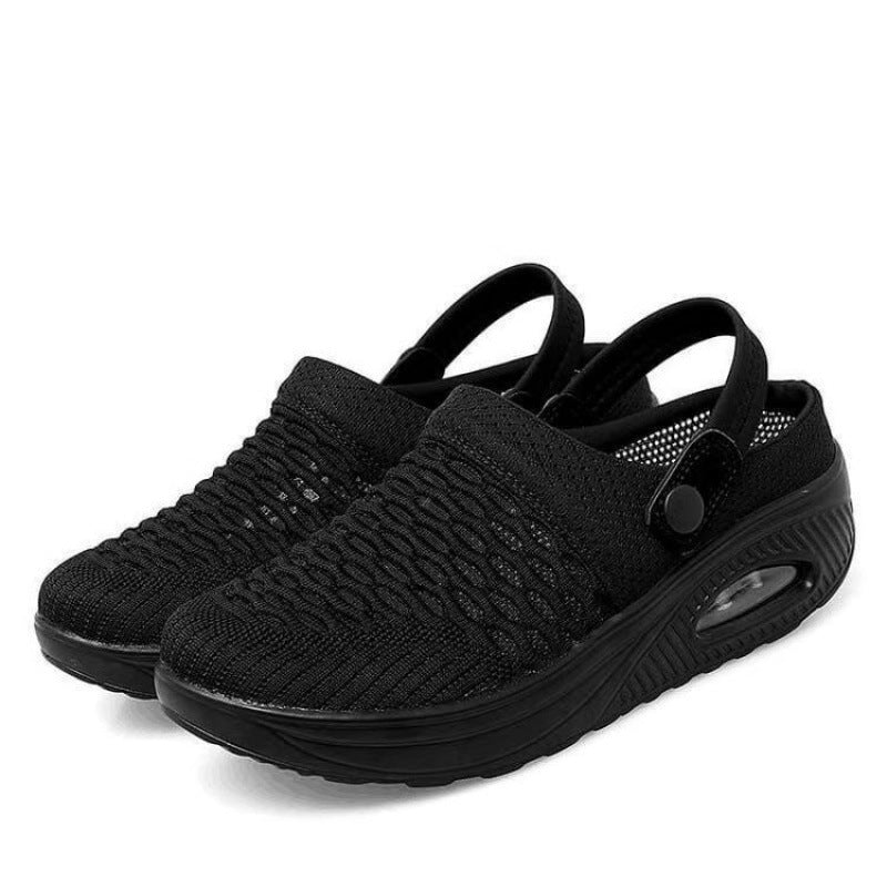 Damen atmungsaktive Clogs mit komfortabler Sohle R&B