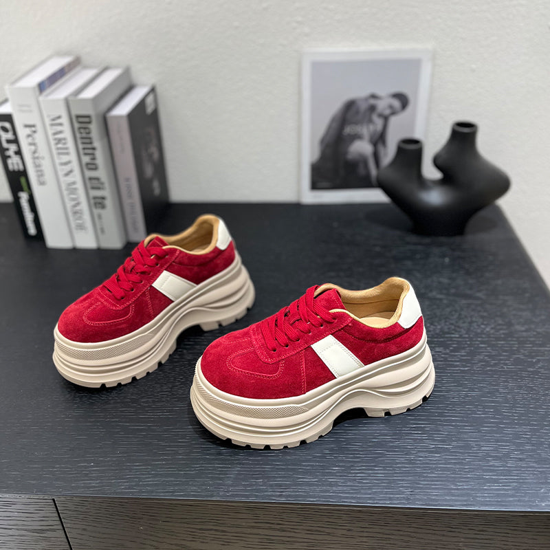 Damen Plattform-Sneaker mit komfortablem Fußbett und modischem Design R&B