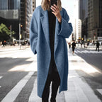 Damen oversized Wollmantel R&B