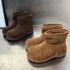 Damen Bequeme Winterstiefel aus hochwertigem Wildleder mit kuscheligem Innenfutter R&B