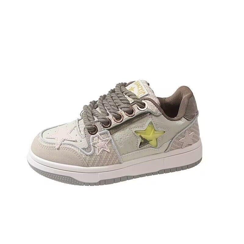 Damen Sportliche Freizeitschuhe mit modischem Sternen-Design R&B