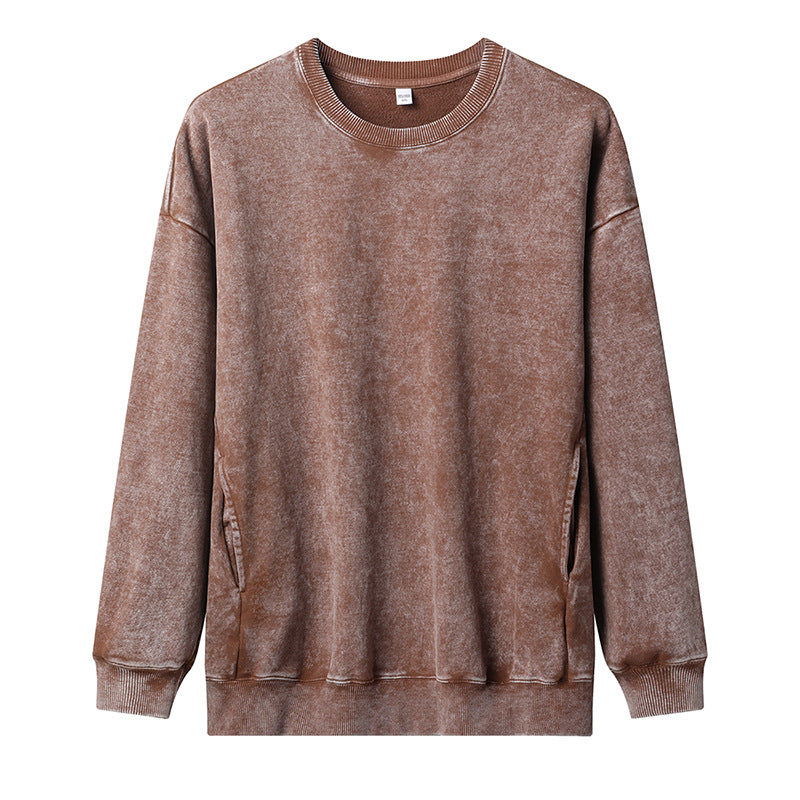 Damen lässiger Sweatshirt mit seitlichen Taschen R&B