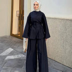 Damen Legere Overalls mit weiten Ärmeln und Knopfverschluss R&B