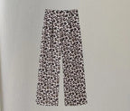 Damen Weite Leopardenmuster-Hose R&B