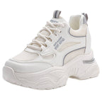 Damen Sportliche Chunky Sneakers mit atmungsaktivem Mesh-Obermaterial und dämpfender Sohle R&B