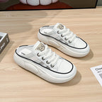 Damen lässige Slingback Sneakers mit atmungsaktiver Struktur und rutschfester Sohle R&B