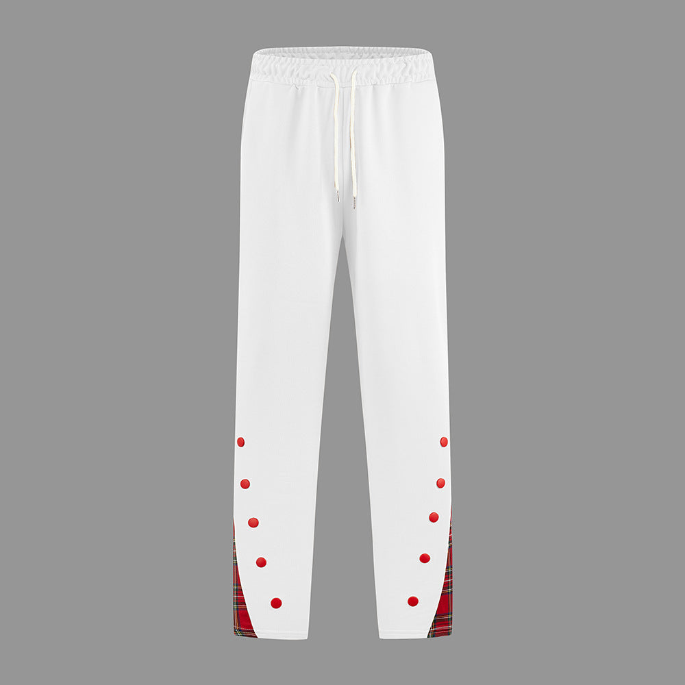 Damen Sportliche Freizeithose mit modischen Akzenten und elastischem Bund R&B
