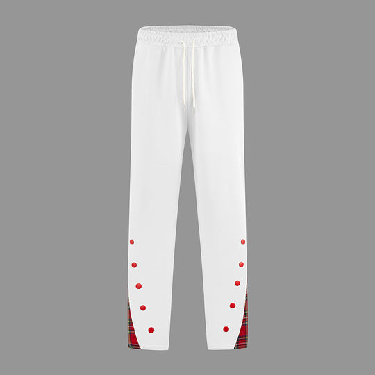 Damen Sportliche Freizeithose mit modischen Akzenten und elastischem Bund R&B