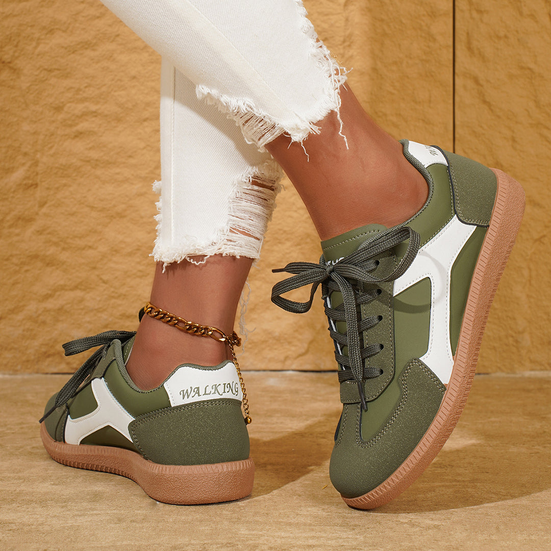 Damen Sportliche Sneakers mit atmungsaktivem Obermaterial und rutschfester Sohle R&B