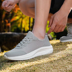 Damen Atmungsaktive Freizeit-Sneaker mit elastischem Schnürsystem