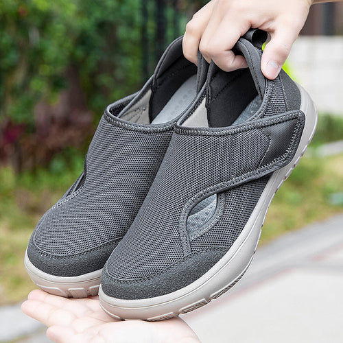 Damen Atmungsaktive und leichte Freizeitschuhe mit flexiblem Klettverschluss R&B
