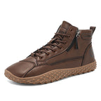 Damen Modische und robuste Outdoor-Stiefel mit hohem Schaft und rutschfester Profilsohle
