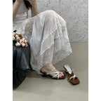 Damen elegante Slingback Sandalen mit präziser Riemchenführung R&B