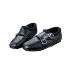 Damen elegante Mokassins mit modischen Schnallen und weichem Innenfutter R&B