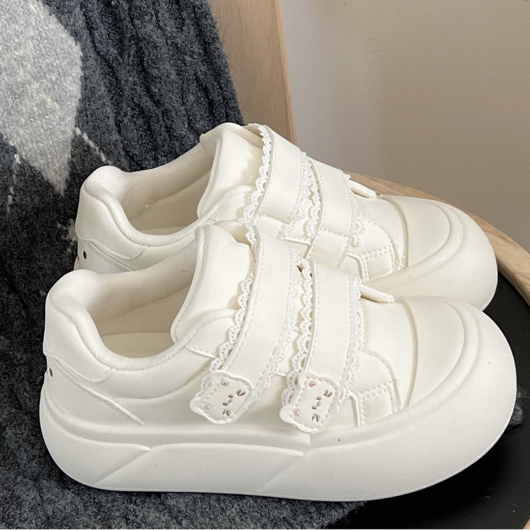 Damen Sneaker mit verstellbaren Klettverschlussriemen und komfortabler Sohle R&B