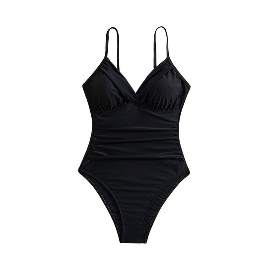 Damen Eleganter Schwimmanzug mit tiefem Ausschnitt R&B