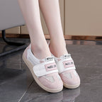 Damen Komfortable Freizeit Sneakers mit atmungsaktivem Netzdesign und elastischem Klettverschluss R&B