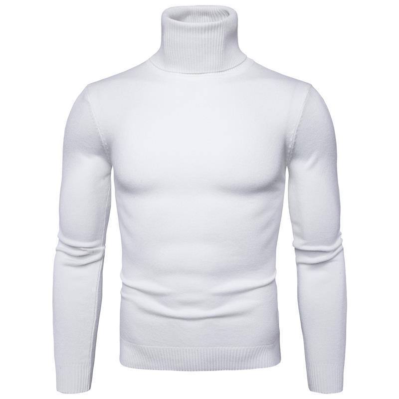 Herren Rollkragenpullover aus feiner Merinowolle R&B