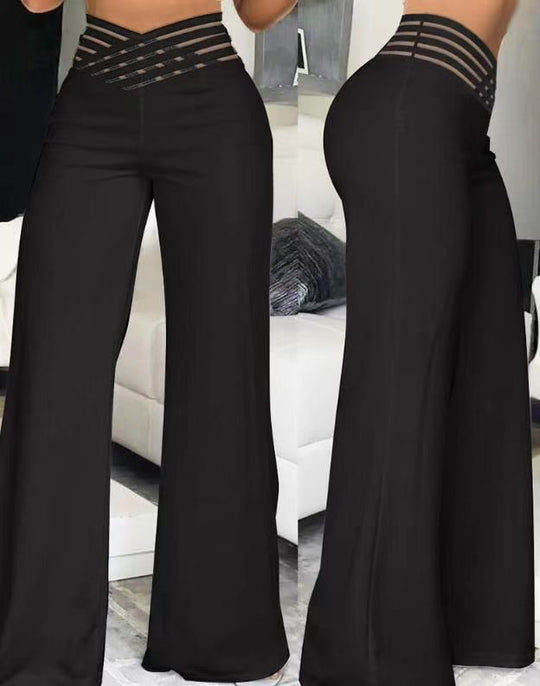 Damen Elegante und bequeme Schlaghose R&B